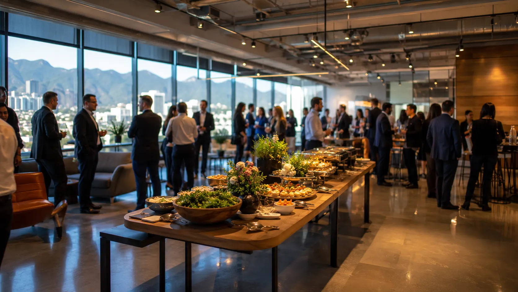 Catering para evento corporativo en Monterrey