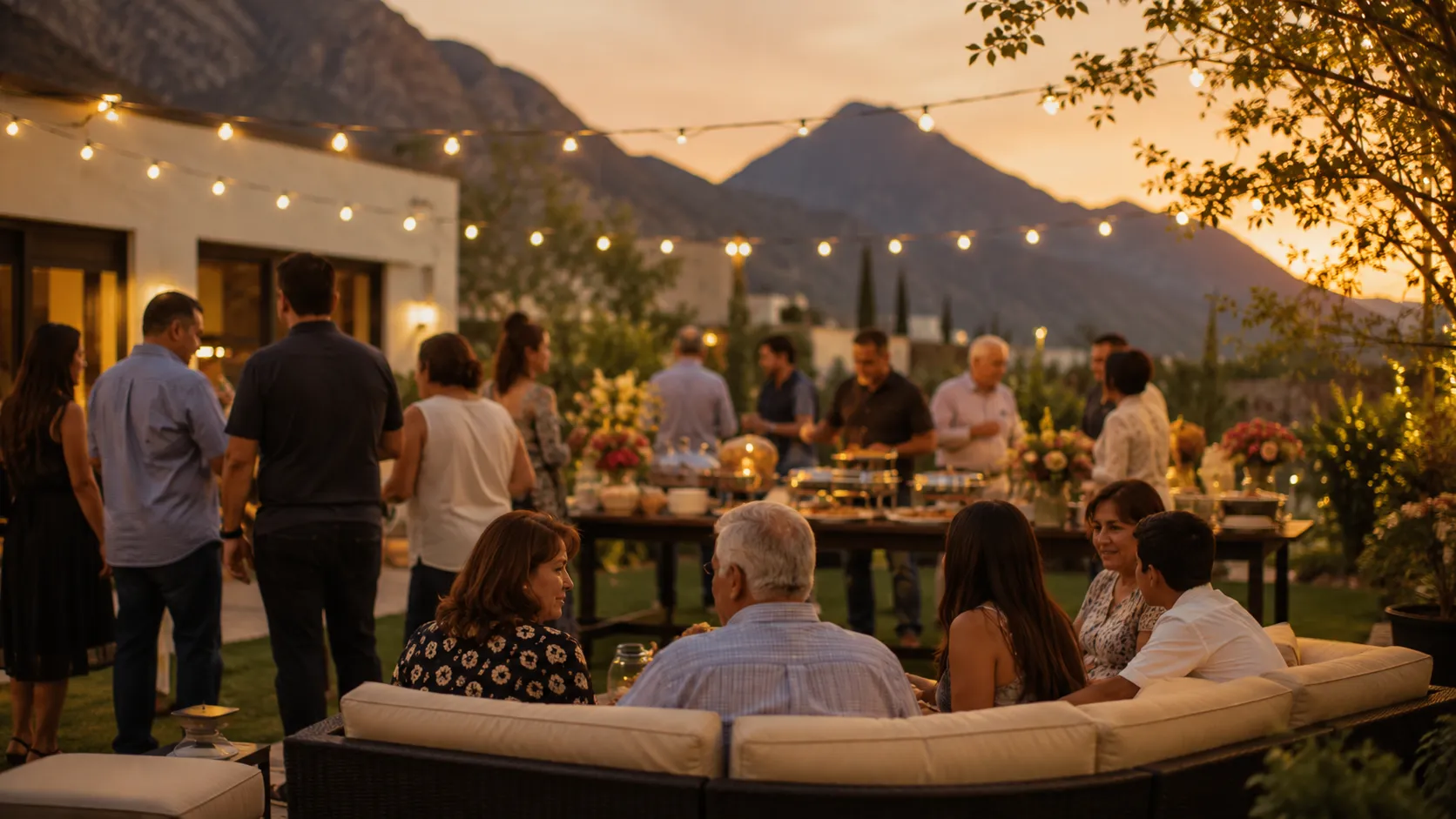 Catering para evento familiar en Monterrey